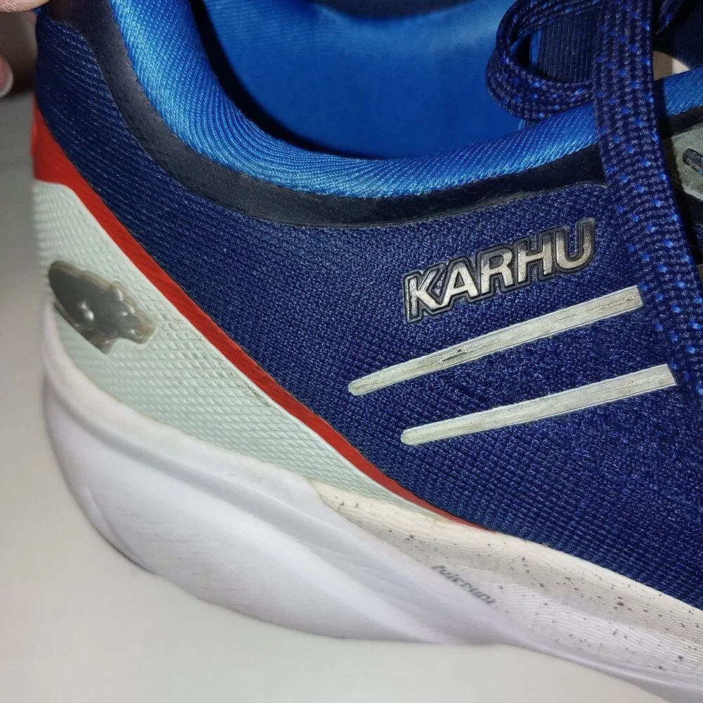 KARHU Fusion Ortix Hivo Athletic Running Shoes Size 9.5 Navy Blue